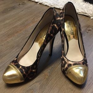 MK leopard print heels!
